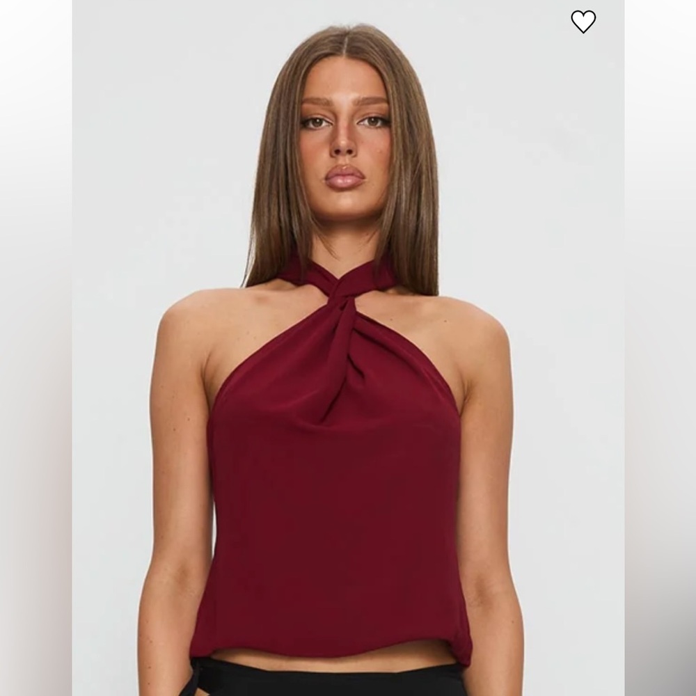Princess Polly Adalynne Teist front top size US 0 NWT
